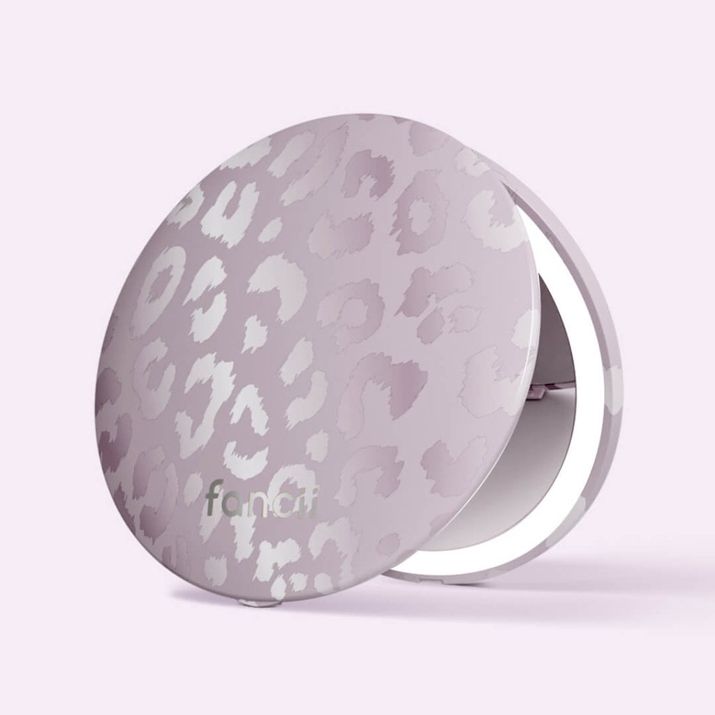 Mini Taylor LED Compact Mirror | Cosmic Leopard